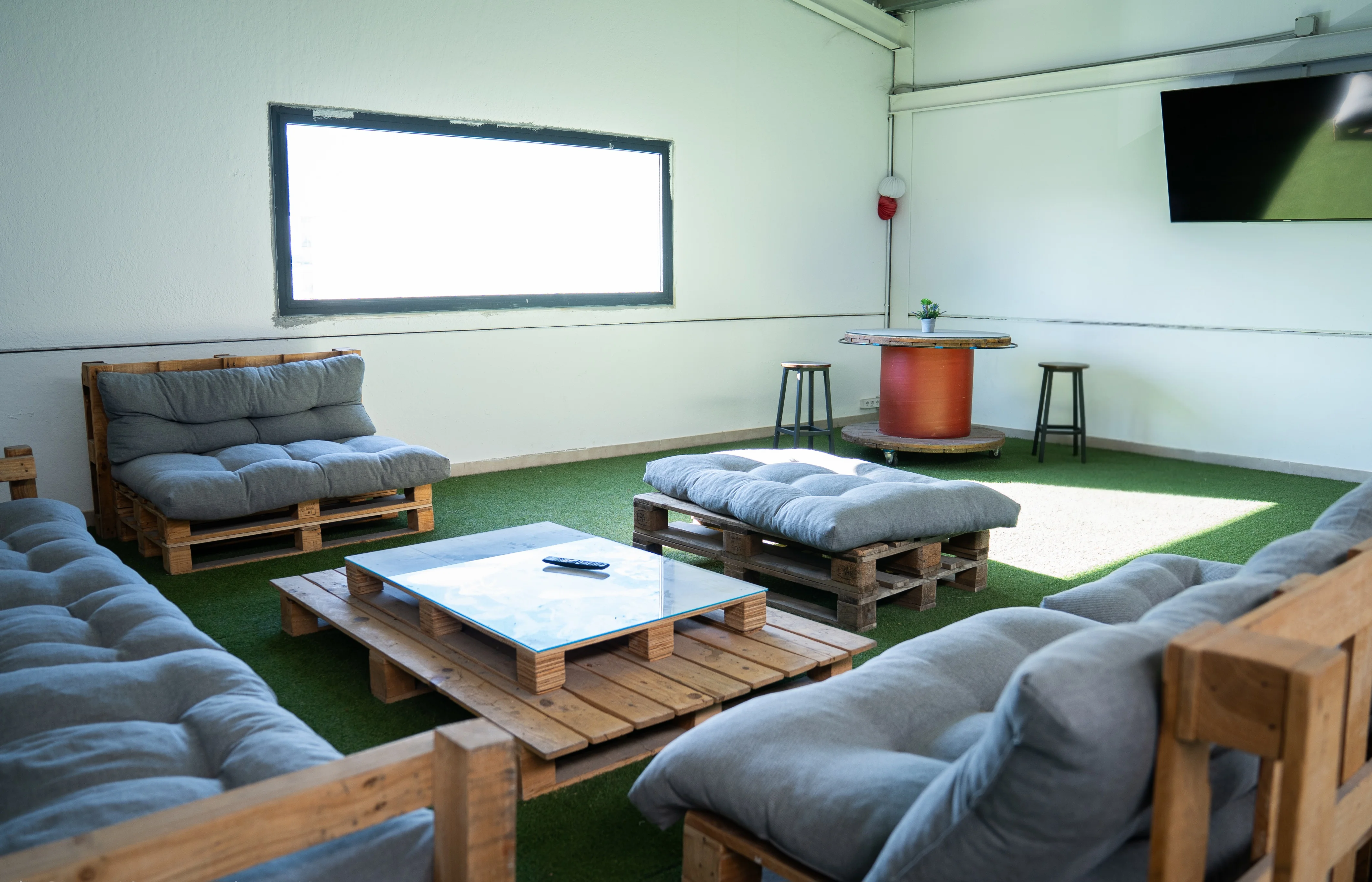Zona social del box